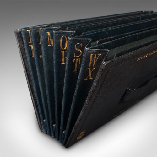 ANTIQUE CORRESPONDENCE CASE SCOTTISH LEATHER W J MILNE EDINBURGH VICTORIAN - ADDITIONAL PHOTO 7