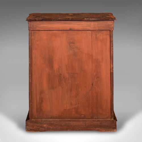 fig 5. Antique Pier Display Cabinet, English Walnut, Boxwood, Glazed Bookcase, Regency