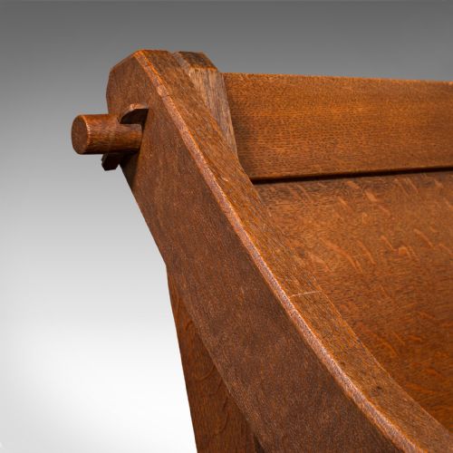 ANTIQUE GLASTONBURY CHAIR ENGLISH OAK ECCLESIASTIC ARMCHAIR GOTHIC VICTORIAN - ADDITIONAL PHOTO 8