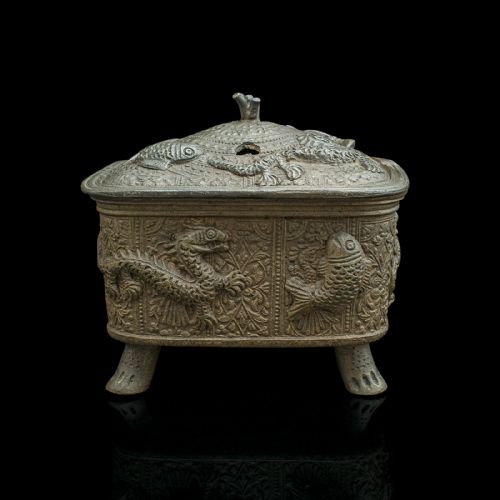 fig 3. Antique Decorative Censer, Chinese, Bronze, Incense Burner, Victorian, C.1850