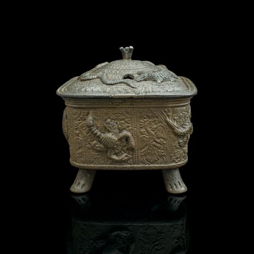 fig 4. Antique Decorative Censer, Chinese, Bronze, Incense Burner, Victorian, C.1850
