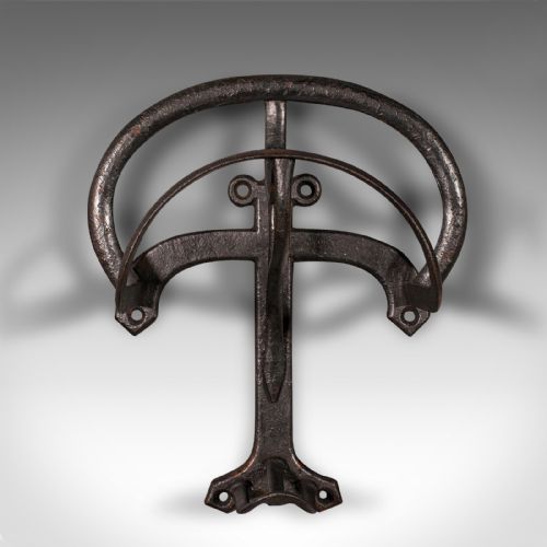 fig 2. Pair Of Antique Equestrian Saddle Racks, English, Stables, Tack Rest, Victorian