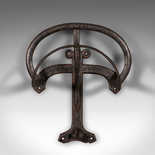 fig 3. Pair Of Antique Equestrian Saddle Racks, English, Stables, Tack Rest, Victorian