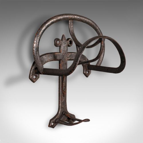 fig 4. Pair Of Antique Equestrian Saddle Racks, English, Stables, Tack Rest, Victorian