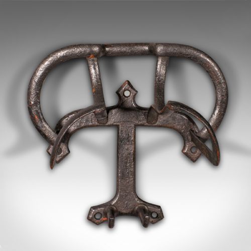 fig 2. Pair Of Antique Saddle Racks, English, Stables, Equestrian Tack Rest, Victorian