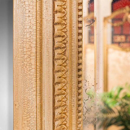 TALL ANTIQUE TRUMEAU MIRROR FRENCH PROVINCIAL PIER WALL VICTORIAN C1900 - ADDITIONAL PHOTO 4