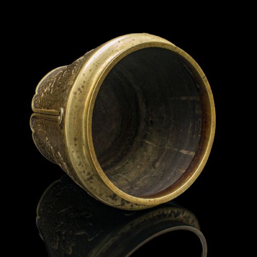 ANTIQUE DECORATIVE PLANTER CHINESE BRONZE JARDINIERE QING DYNASTY VICTORIAN - ADDITIONAL PHOTO 6