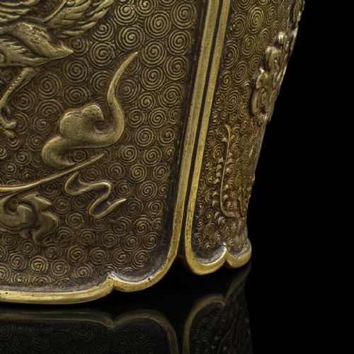 ANTIQUE DECORATIVE PLANTER CHINESE BRONZE JARDINIERE QING DYNASTY VICTORIAN - ADDITIONAL PHOTO 10