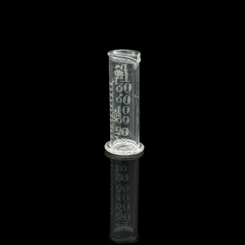 fig 1. Small Antique Pharmacist's Measuring Cup, English, Glass, Apothecary, Victorian