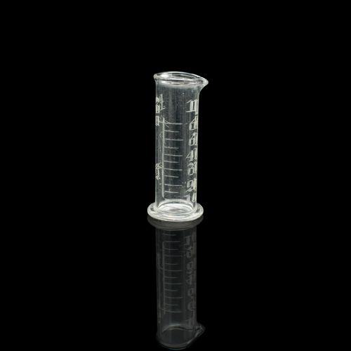 fig 3. Small Antique Pharmacist's Measuring Cup, English, Glass, Apothecary, Victorian