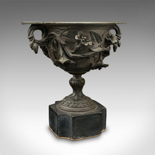 PAIR OF ANTIQUE DRINKING CUPS ITALIAN BRONZE GOBLETS GRAND TOUR VICTORIAN - ADDITIONAL PHOTO 2