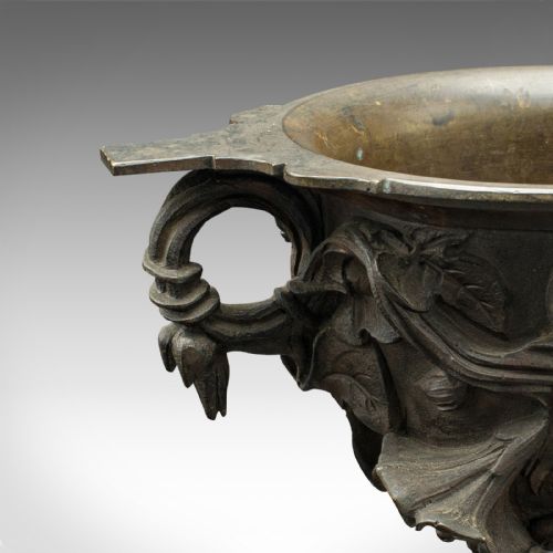 PAIR OF ANTIQUE DRINKING CUPS ITALIAN BRONZE GOBLETS GRAND TOUR VICTORIAN - ADDITIONAL PHOTO 10
