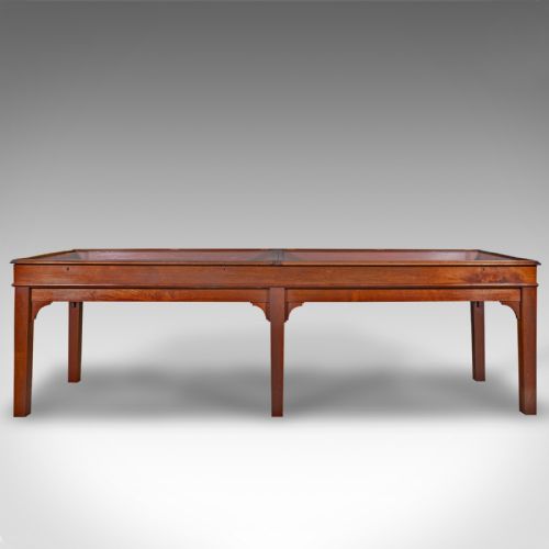 fig 3. 8' 8'' Long Antique Display Cabinet, English, Shop Retail Showcase, Edwardian