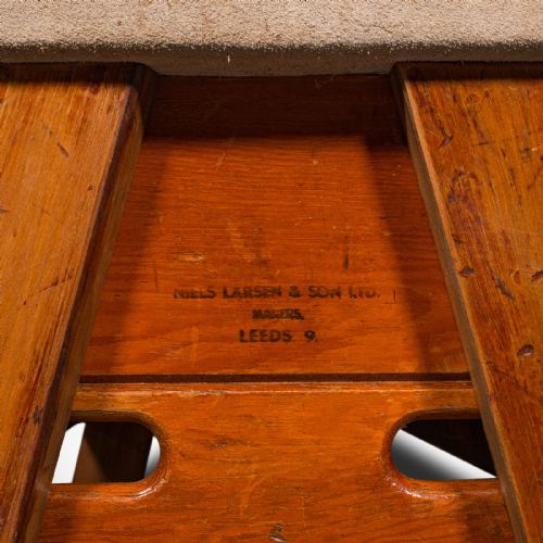fig 4. Antique Gymnasium Bench, English, Pine, Suede, Window Seat, Dining Room, C.1920
