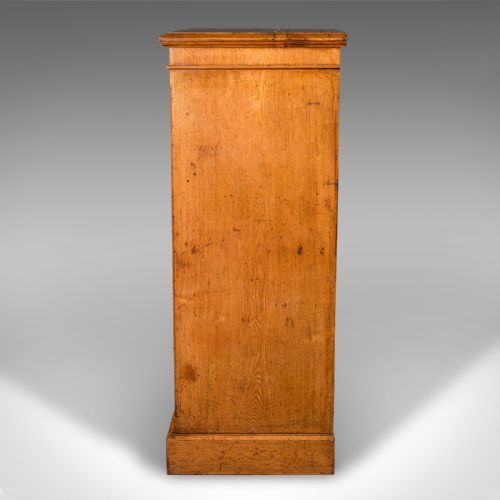 ANTIQUE BANKER'S CHEST OF DRAWERS ENGLISH OAK TALLBOY MAPLE CO VICTORIAN - ADDITIONAL PHOTO 4