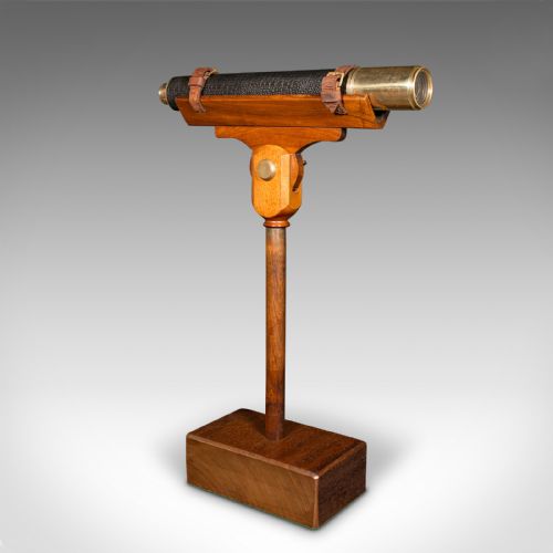 antique maritime telescope english brass walnut ship j sewill victorian - CATEGORY: ANTIQUE MISCELLANEOUS - DATED VICTORIAN
