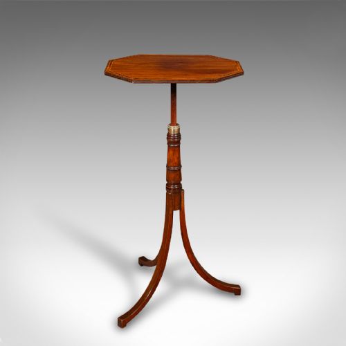 Antique Metamorphic Wine Table, English, Tilt Top, Side, Lamp, Regency, C.1820