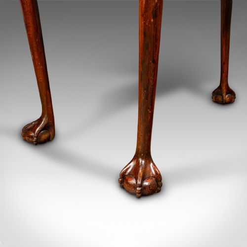 ANTIQUE SILVER DISPLAY TABLE ENGLISH WALNUT GEORGIAN REVIVAL LATE VICTORIAN - ADDITIONAL PHOTO 11