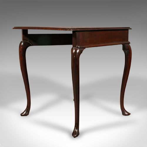 ANTIQUE SUPPER TABLE ENGLISH FOLDING OCCASIONAL DISPLAY GEORGIAN C1770 - ADDITIONAL PHOTO 5