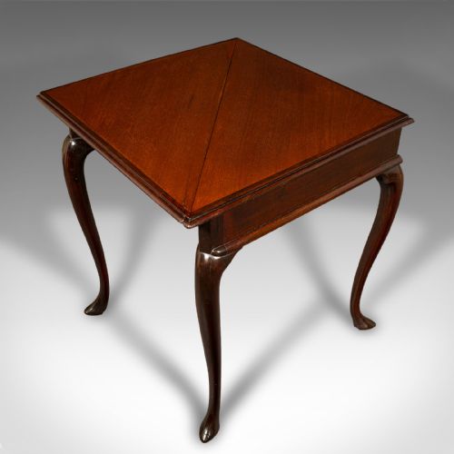 ANTIQUE SUPPER TABLE ENGLISH FOLDING OCCASIONAL DISPLAY GEORGIAN C1770 - ADDITIONAL PHOTO 7