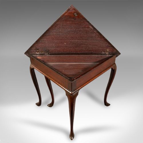 ANTIQUE SUPPER TABLE ENGLISH FOLDING OCCASIONAL DISPLAY GEORGIAN C1770 - ADDITIONAL PHOTO 8