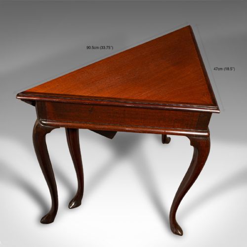 ANTIQUE SUPPER TABLE ENGLISH FOLDING OCCASIONAL DISPLAY GEORGIAN C1770 - ADDITIONAL PHOTO 9