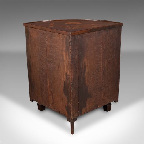 ANTIQUE TAMBOUR CORNER CABINET DUTCH WALNUT CUPBOARD GEORGIAN CIRCA 1800 - ADDITIONAL PHOTO 1