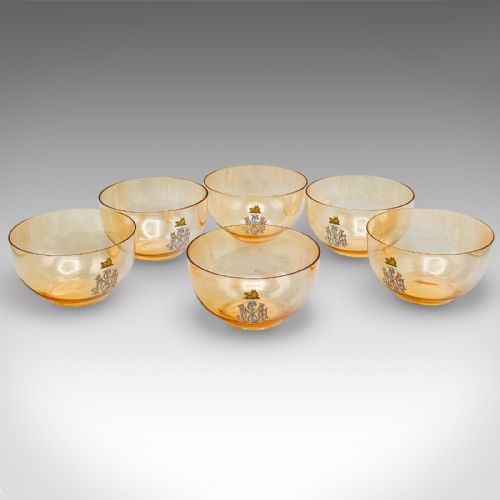 ANTIQUE SUMMER GARDEN PARTY SERVICE AUSTRIAN GLASS TABLEWARE SET VICTORIAN - ADDITIONAL PHOTO 4