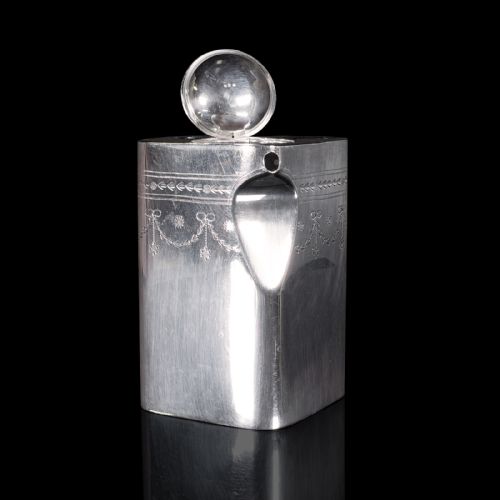 ANTIQUE THE CUBE TEA AND COFFEE SET ENGLISH SILVER PLATE POURER CREAMER 1920 - ADDITIONAL PHOTO 1