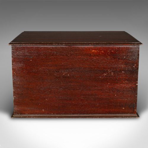 ANTIQUE WATCHMAKER'S CABINET ENGLISH TABLETOP WORK CHEST VICTORIAN C1860 - ADDITIONAL PHOTO 4