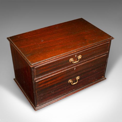 ANTIQUE WATCHMAKER'S CABINET ENGLISH TABLETOP WORK CHEST VICTORIAN C1860 - ADDITIONAL PHOTO 5