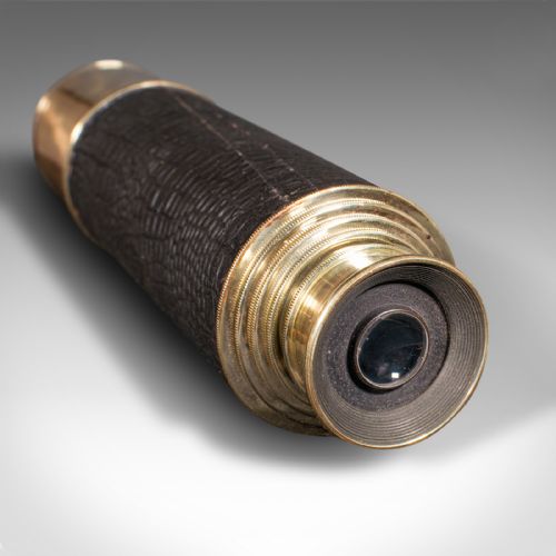 fig 5. Antique 5 Draw Telescope, English, Terrestrial, Broadhurst Clarkson, Edwardian