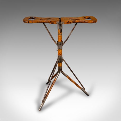 ANTIQUE GENTLEMAN'S VALET STICK ENGLISH METAMORPHIC SHOOTING SEAT VICTORIAN - ADDITIONAL PHOTO 4