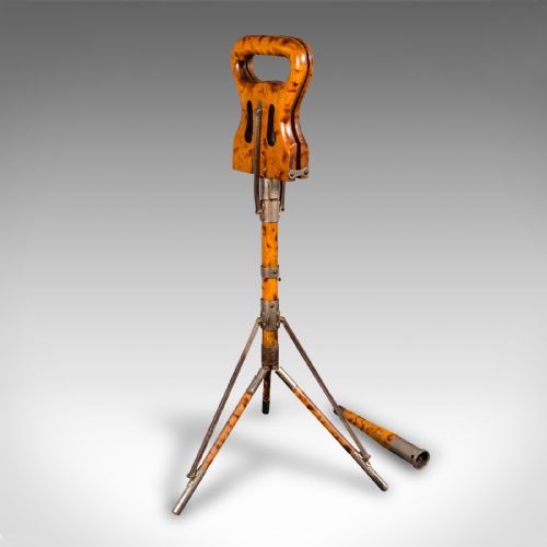 ANTIQUE GENTLEMAN'S VALET STICK ENGLISH METAMORPHIC SHOOTING SEAT VICTORIAN - ADDITIONAL PHOTO 8
