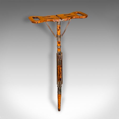 ANTIQUE GENTLEMAN'S VALET STICK ENGLISH METAMORPHIC SHOOTING SEAT VICTORIAN - ADDITIONAL PHOTO 10