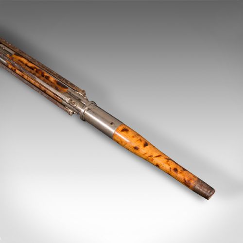 ANTIQUE GENTLEMAN'S VALET STICK ENGLISH METAMORPHIC SHOOTING SEAT VICTORIAN - ADDITIONAL PHOTO 11
