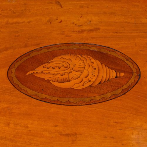 fig 4. Antique Butler's Serving Tray, English Satinwood, Afternoon Tea Platter, Regency
