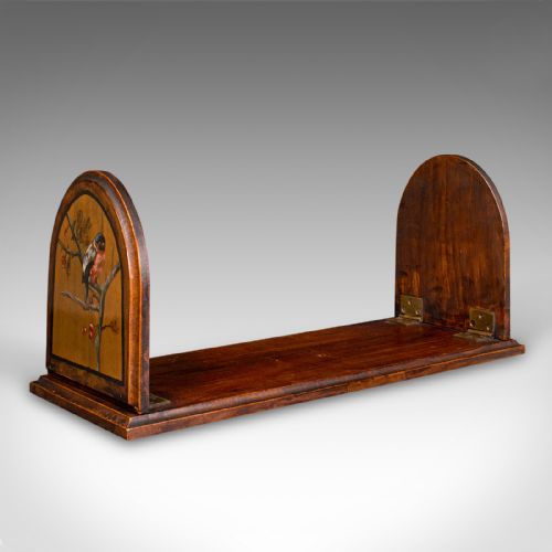 antique ornithologist's book rest english pine bookslide bird motif victorian - CATEGORY: ANTIQUE MISCELLANEOUS - DATED VICTORIAN