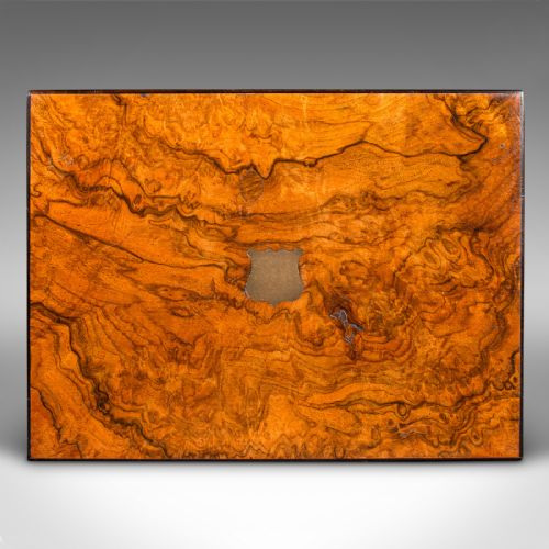 ANTIQUE GENTLEMAN'S WRITING SLOPE ENGLISH WALNUT CORRESPONDENCE BOX VICTORIAN - ADDITIONAL PHOTO 9