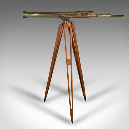 fig 1. Antique Field Telescope, English, Terrestrial, Starboy, Broadhurst Clarkson & Co