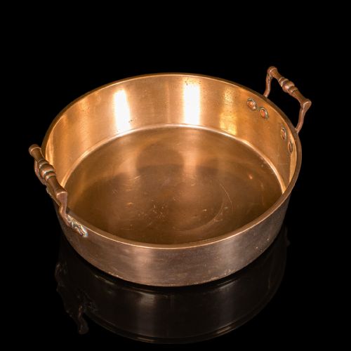 ANTIQUE DUCK ROASTING PAN ENGLISH BRONZE PRESERVING DISH GEORGIAN C1800 - ADDITIONAL PHOTO 5