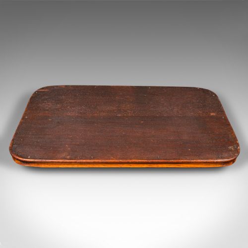 fig 4. Antique Tipple Serving Tray, English, Oak, Boxwood, Afternoon Tea, Edwardian