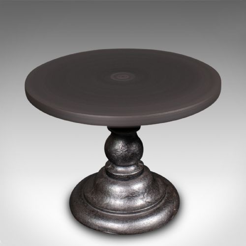 fig 1. Antique Potter's Decoration Wheel, English, Rotary Finishing Plinth, Victorian