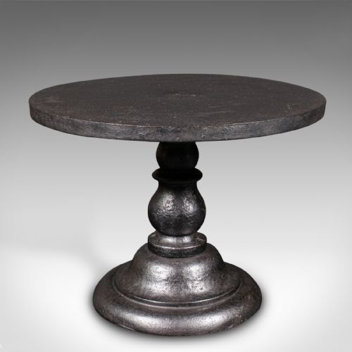 fig 2. Antique Potter's Decoration Wheel, English, Rotary Finishing Plinth, Victorian