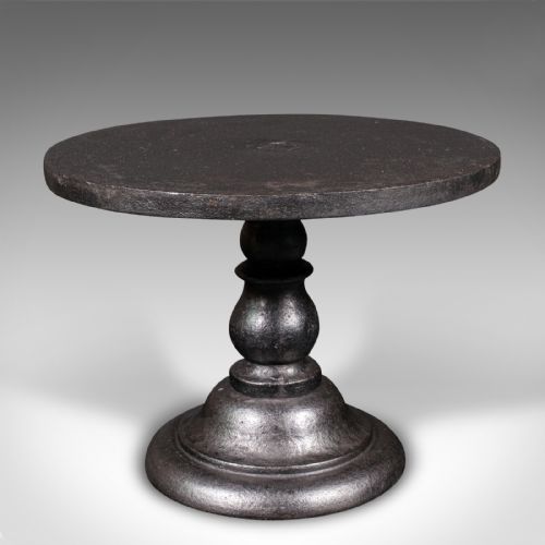 fig 3. Antique Potter's Decoration Wheel, English, Rotary Finishing Plinth, Victorian