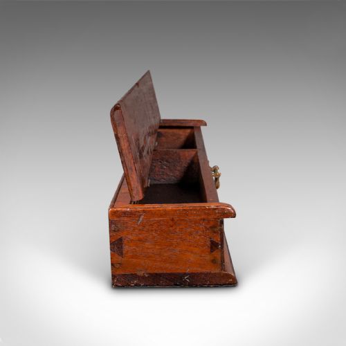 ANTIQUE NAVAL ARCHITECT'S DESK TIDY ENGLISH EXECUTIVE ORGANISER VICTORIAN - ADDITIONAL PHOTO 4