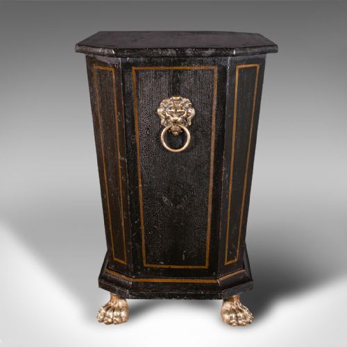 ANTIQUE FIRESIDE STORE ENGLISH PINE LOG COAL BIN AESTHETIC PERIOD VICTORIAN - ADDITIONAL PHOTO 4