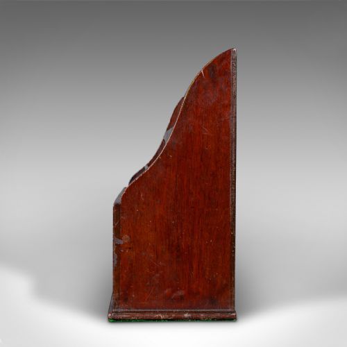 ANTIQUE INSURANCE AGENT'S DESK TIDY ENGLISH OFFICE LETTER ORGANISER VICTORIAN - ADDITIONAL PHOTO 4