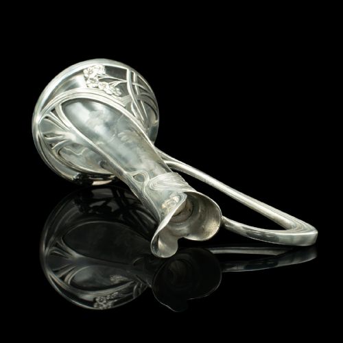 ANTIQUE ART NOUVEAU DECANTER GERMAN DECORATIVE SPIRIT EWER VICTORIAN C1900 - ADDITIONAL PHOTO 9