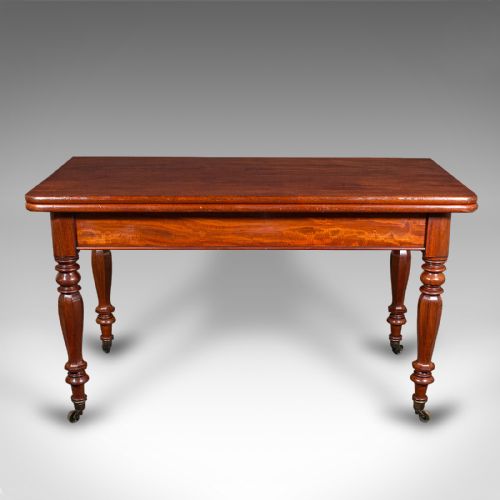 ANTIQUE METAMORPHIC CONSOLE TABLE ENGLISH 4 SEAT DINING GAMING WILLIAM IV - ADDITIONAL PHOTO 2